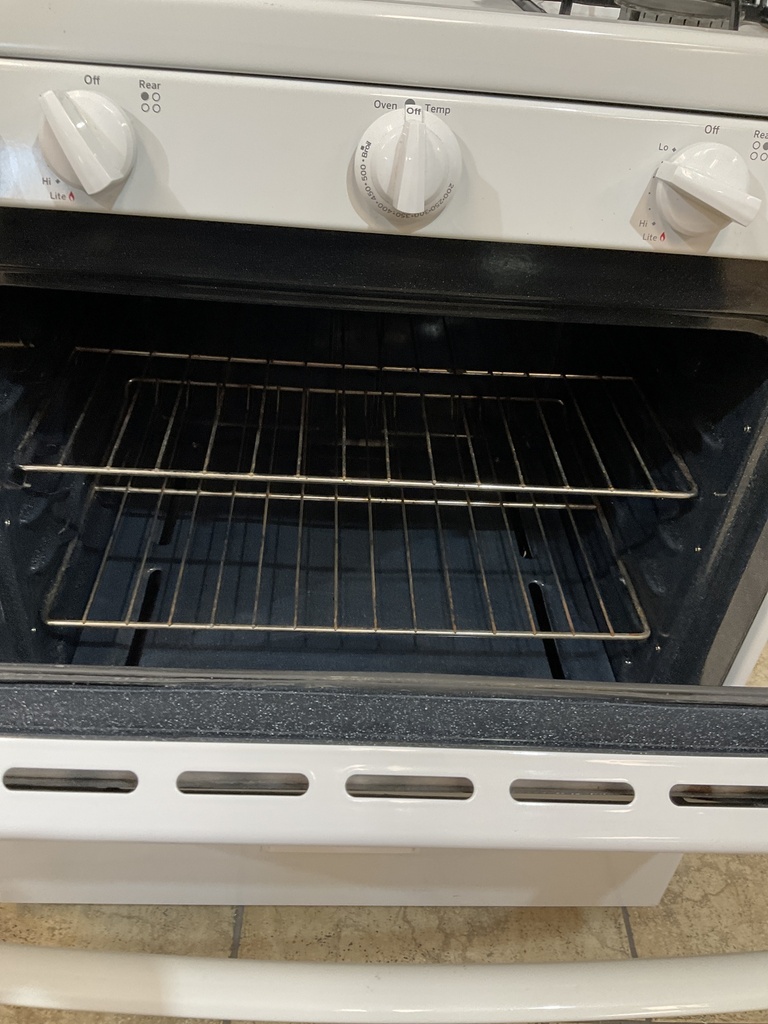 Ge Natural Gas Stove 30inches (White) 