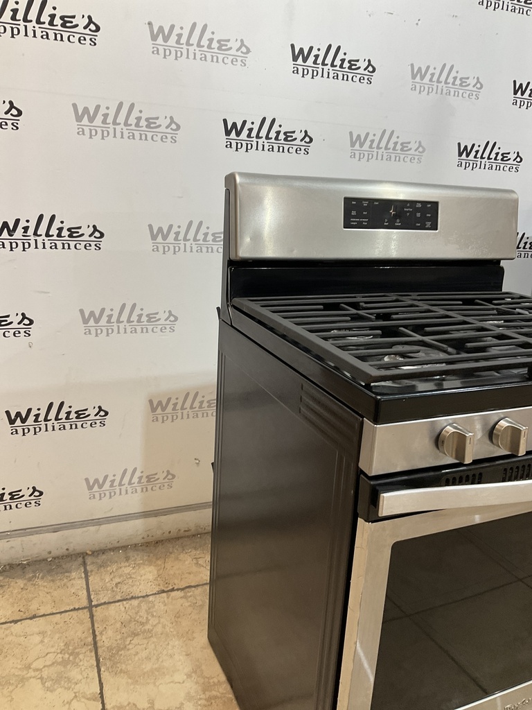Whirlpool Natural Gas Stove 30inches (Stainless Steel) 