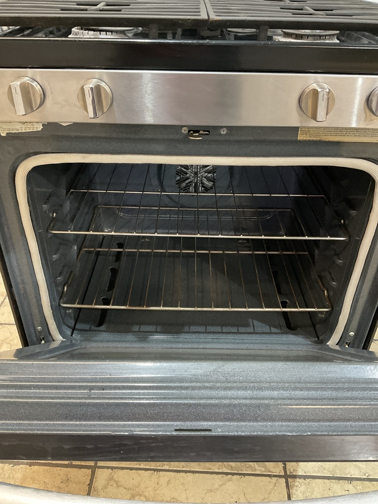 Whirlpool Natural Gas Stove 30inches (Stainless Steel) 