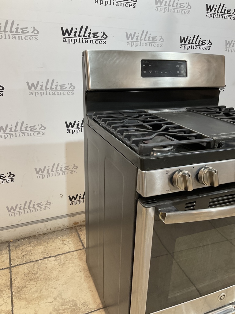 Ge Natural Gas Stove 30inches (Stainless Steel) 