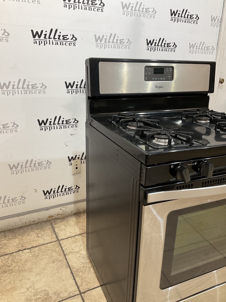 Whirlpool Natural Gas Stove 30inches (Stainless Steel) 