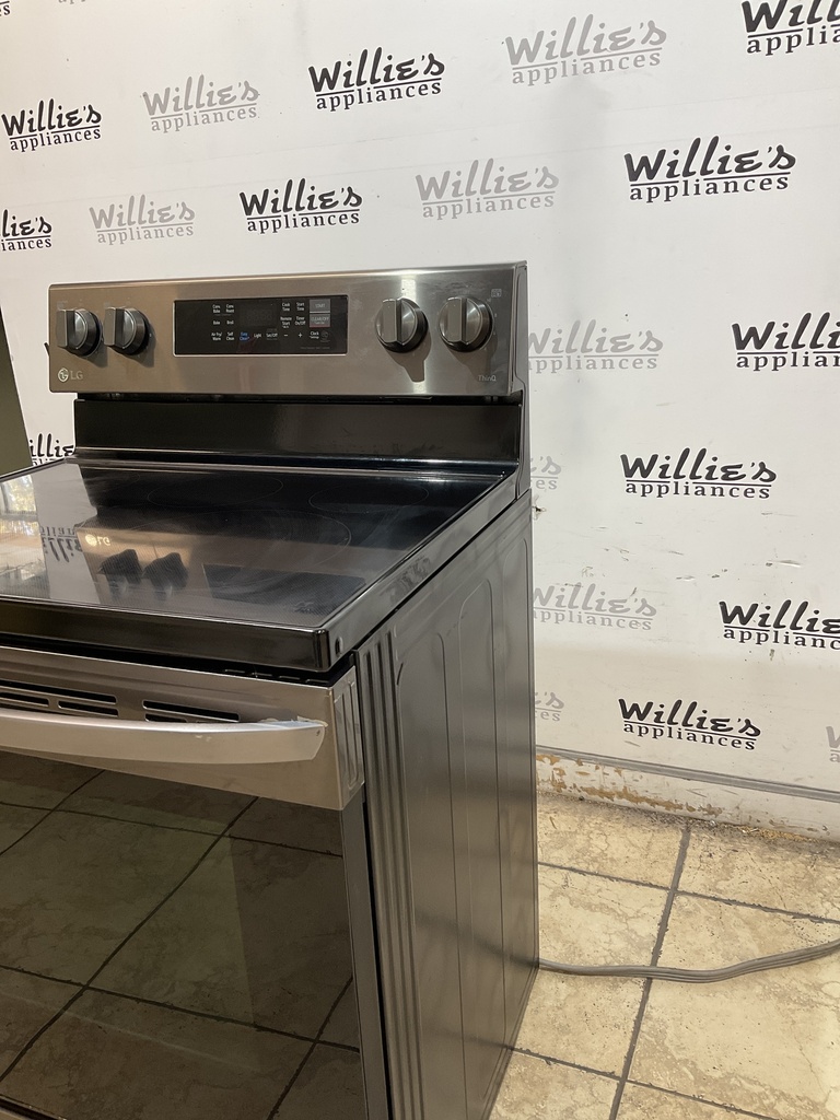 Lg Electric Stove 30inches (Black Stainless) 