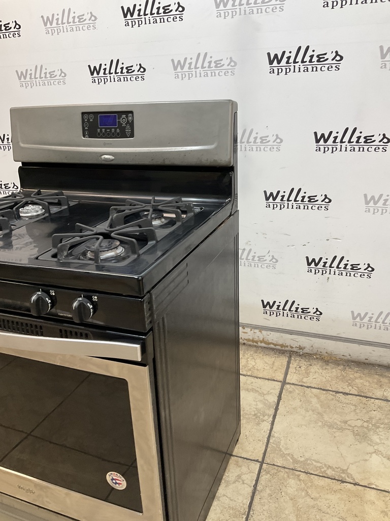 Whirlpool Natural Gas Stove 30inches (Stainless Steel) 