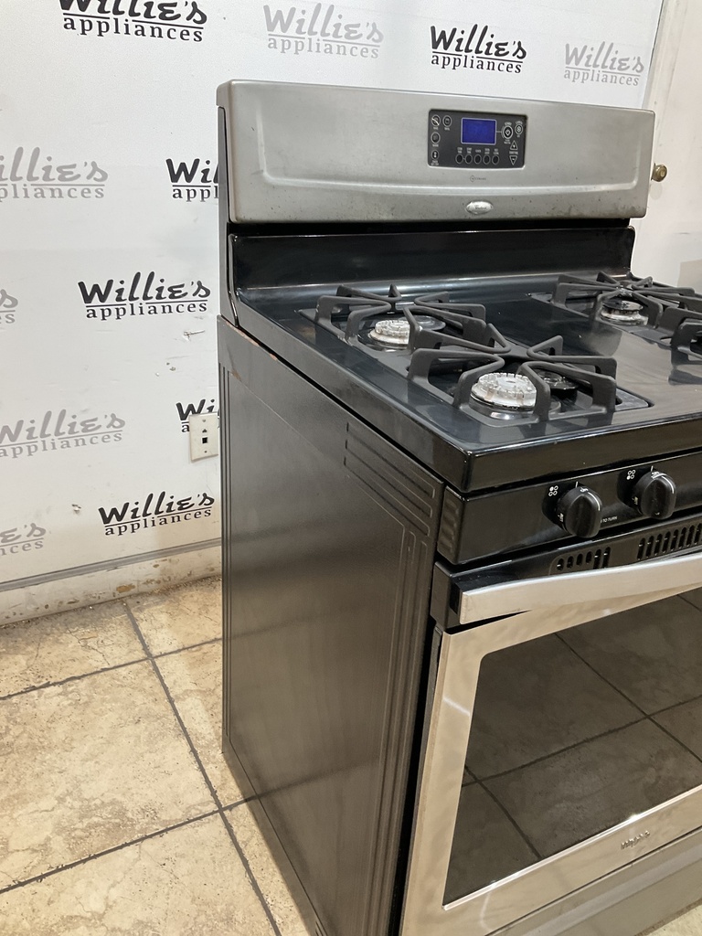Whirlpool Natural Gas Stove 30inches (Stainless Steel) 