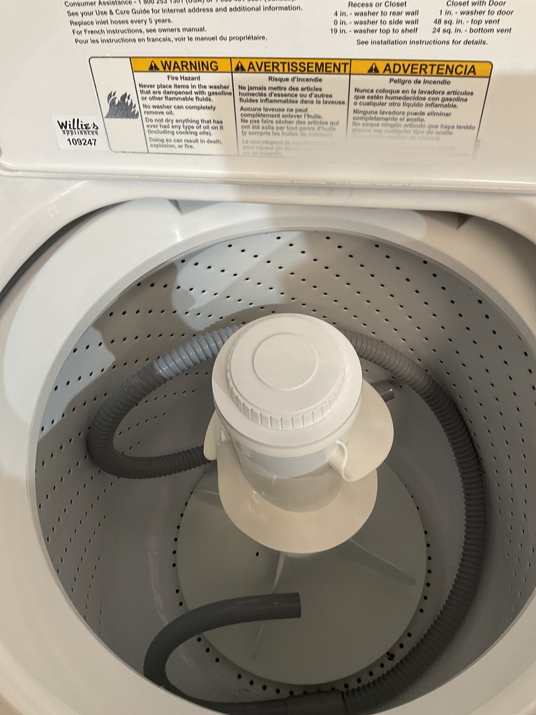 Whirlpool Washer Top-load 27inches (white)