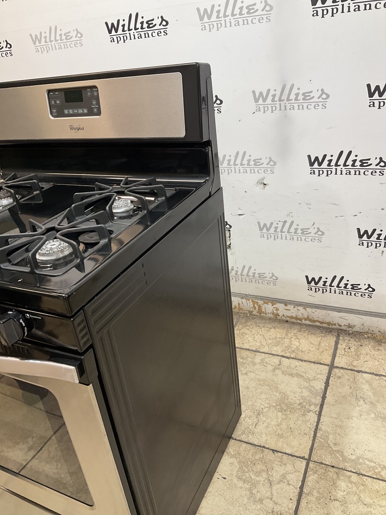 Whirlpool Natural Gas Stove 30inches (Stainless Steel) 