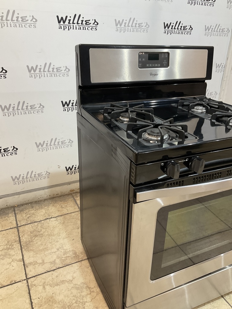 Whirlpool Natural Gas Stove 30inches (Stainless Steel) 