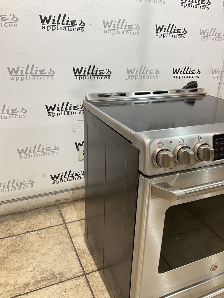 Ge Electric Stove 220volts (40/50 AMP) 30inches {4 prong} (Stainless Steel) 