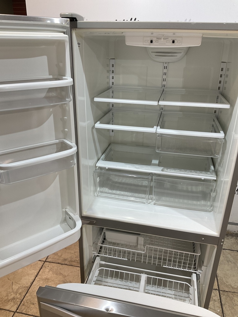 Whirlpool Refrigerator Top and Bottom Mount 33x69 1/2” (Stainless Steel) 