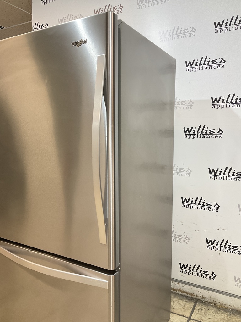 Whirlpool Refrigerator Top and Bottom Mount 33x69 1/2” (Stainless Steel) 