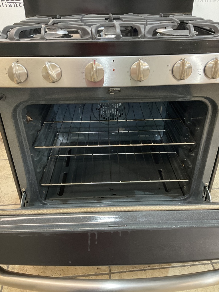 Ge Natural Gas Stove 30inches (Stainless Steel)