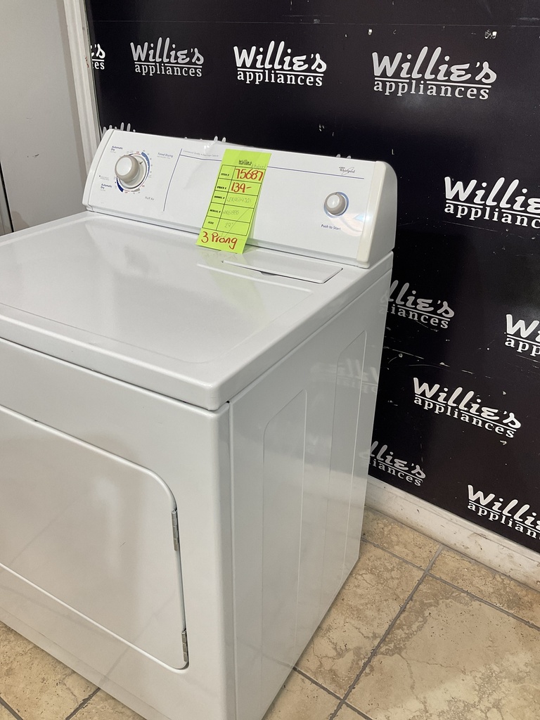Whirlpool Used Electric Dryer [3 prong]