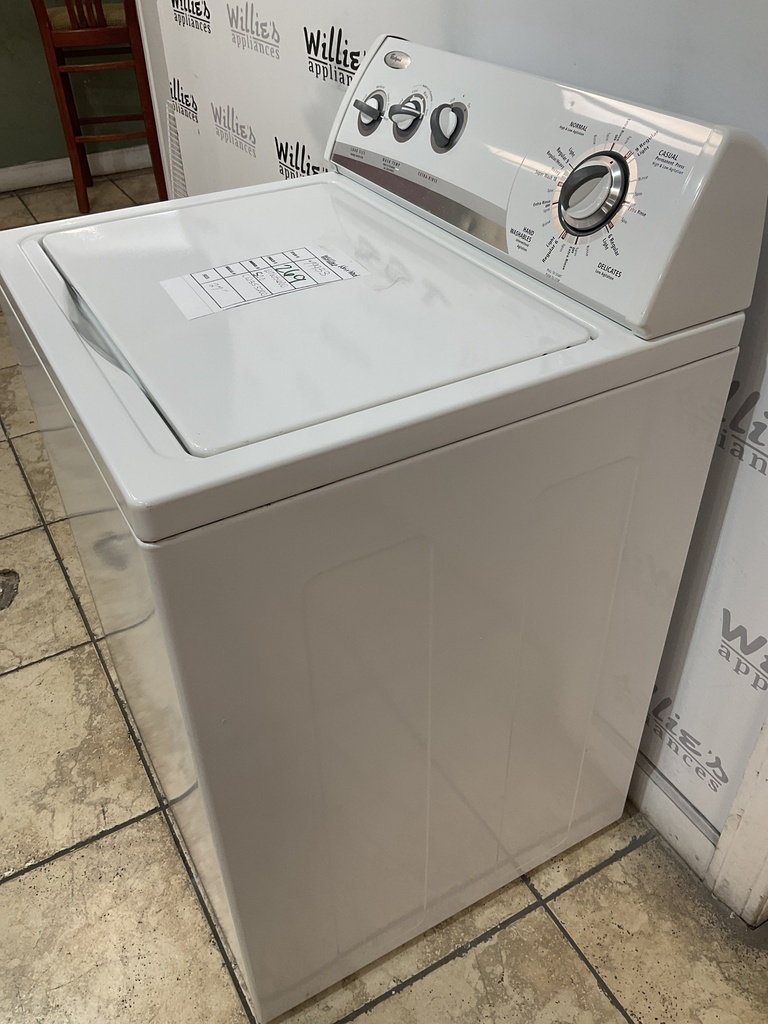 Whirlpool top load washer machine