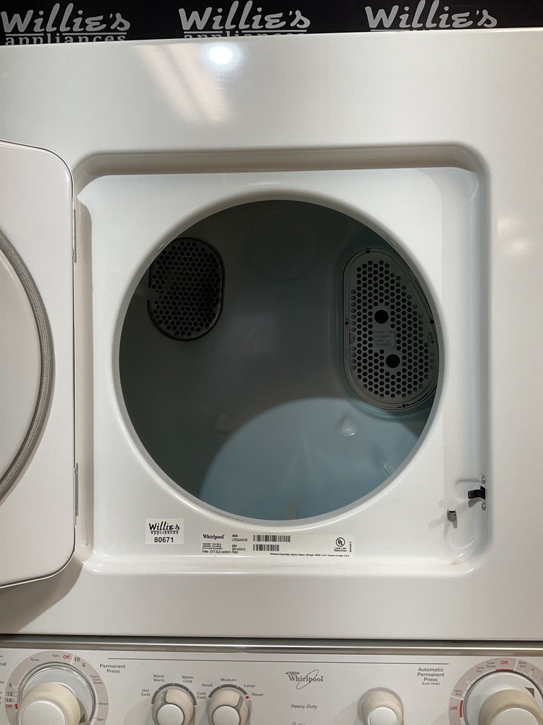 Whirlpool Used Electric Unit Stackable