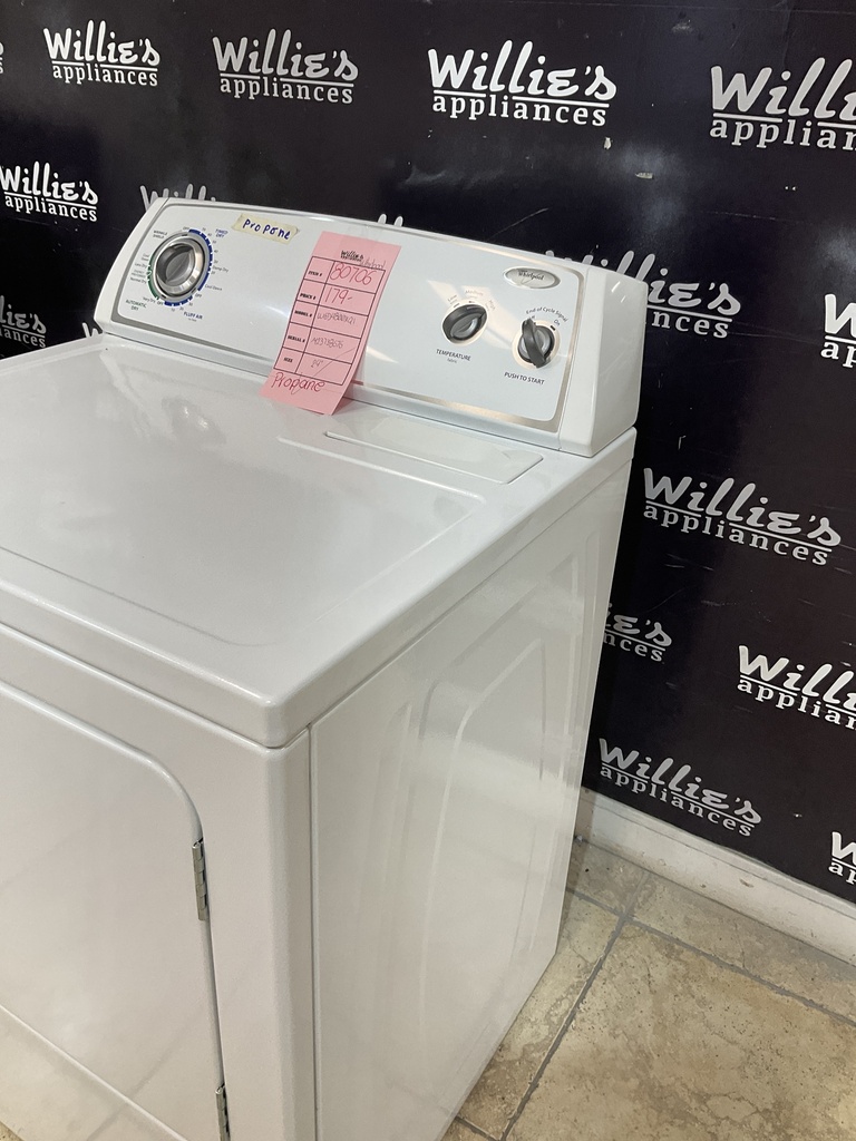 Whirlpool Used Gas Propane Dryer