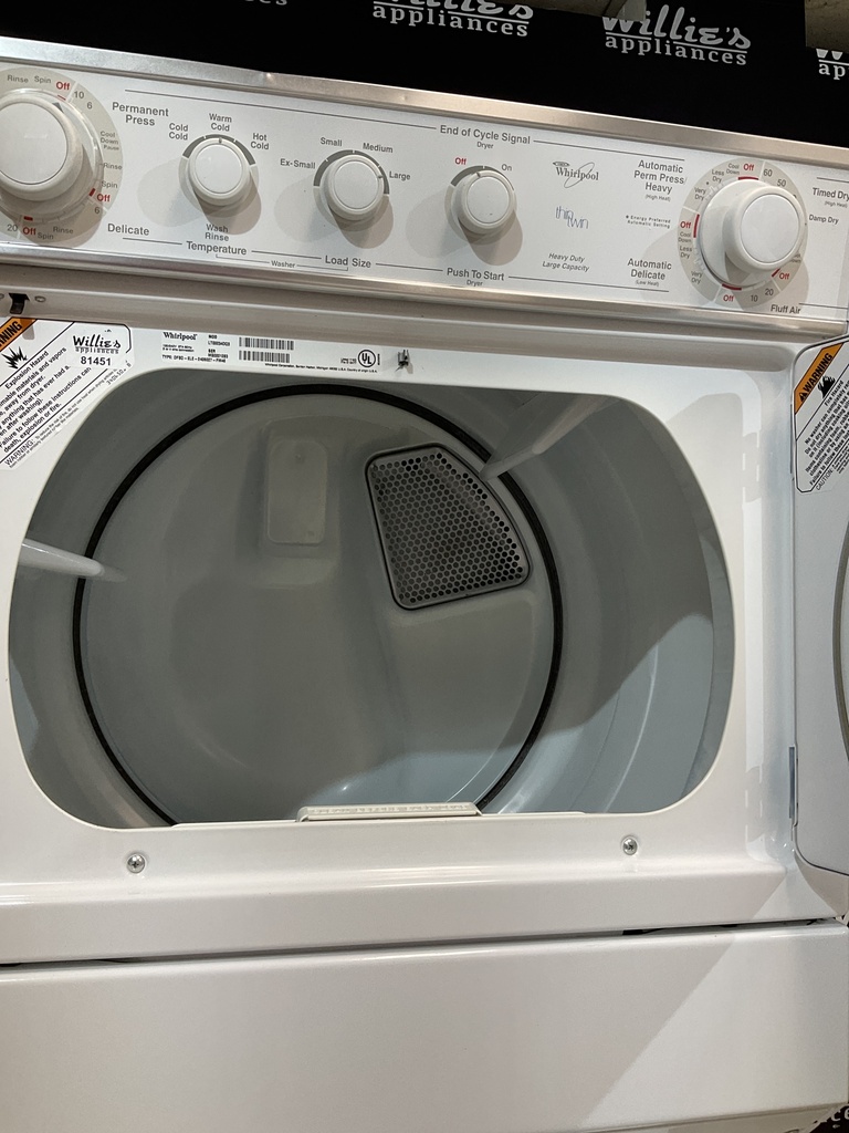Whirlpool Used Electric Unit Stackable