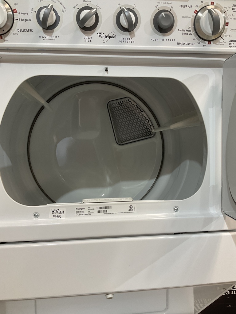 Whirlpool Used Electric Unit Stackable