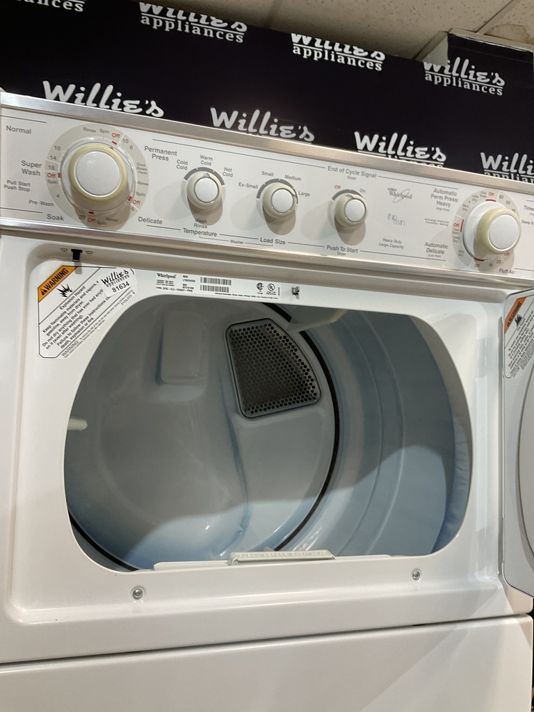 Whirlpool Used Electric Unit Stackable