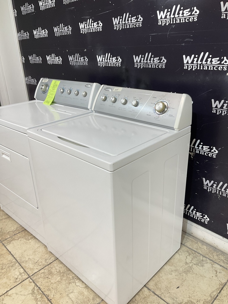 Whirlpool Used Electric Set Washer/Dryer
