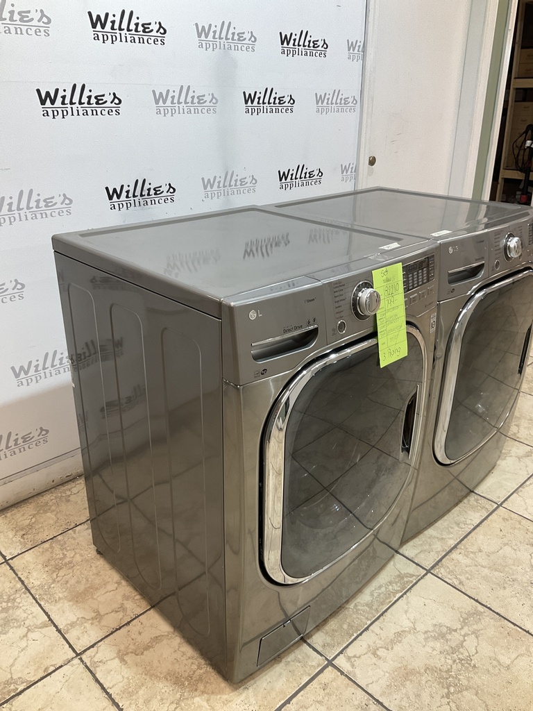 Lg Used Electric Set Washer/Dryer