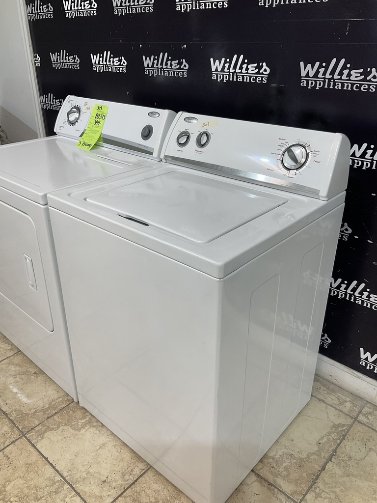 Whirlpool Used Electric Set Washer/Dryer