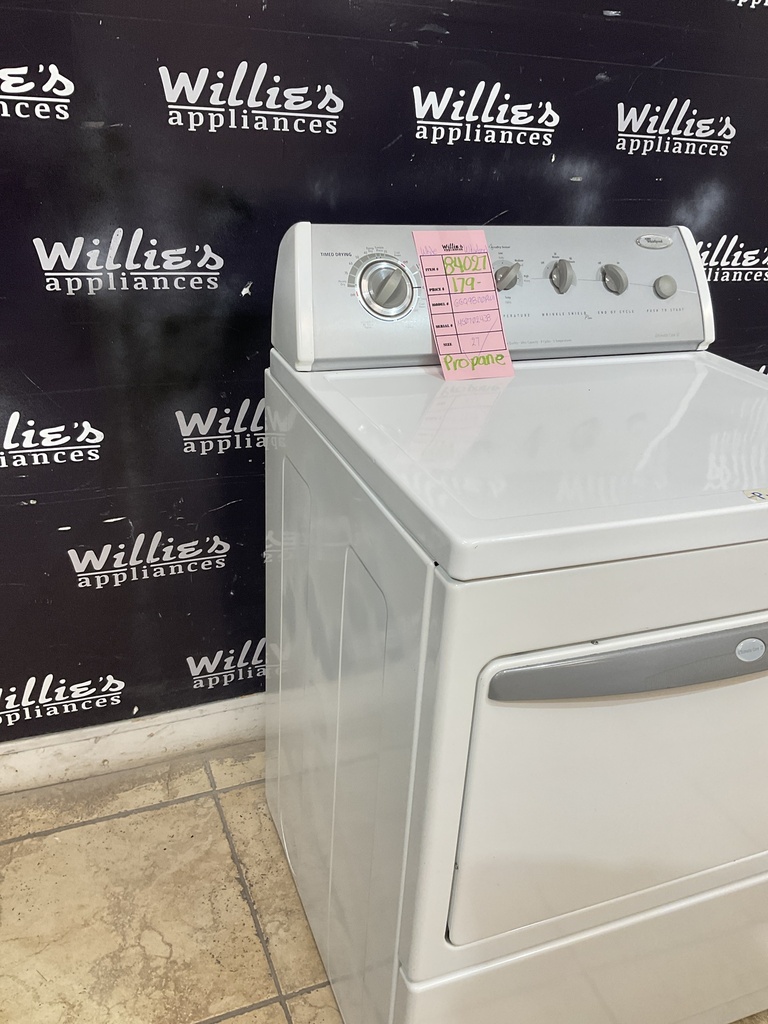 Whirlpool Use Gas Propane  Dryer