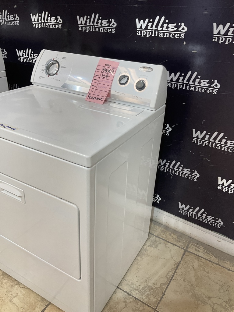 Whirlpool Used Gas Propane Dryer