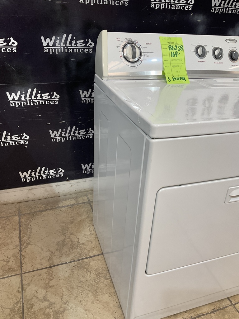 Whirlpool Used Electric Dyer 220 volts (30 AMP)