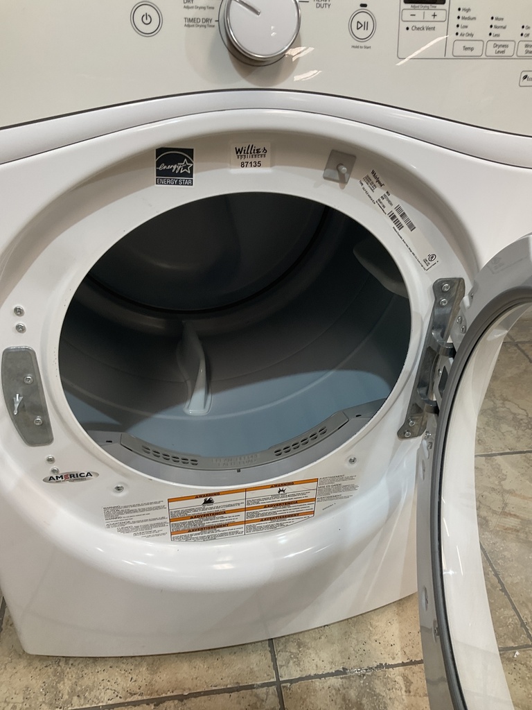Whirlpool Used Electric Dryer 220 volts (30 AMP) 27inches”