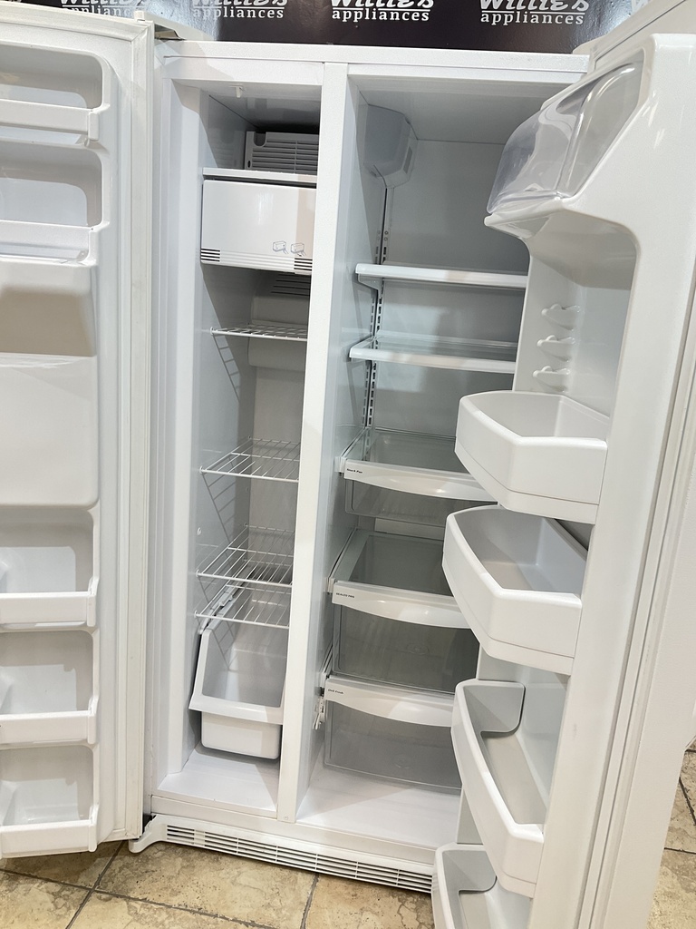 Ge Used Refrigerator Side by Side 34x66 1/2”