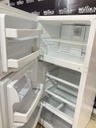 Ge Used Refrigerator Top and Bottom 28x61