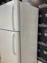 White Westinghouse Used Refrigerator Top and Bottom 30x65 1/2”