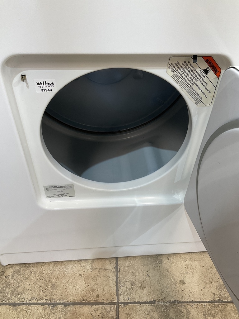 Whirlpool Used Electric Dryer 220volts (30 AMP) 29inches {no cord}