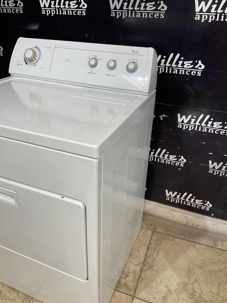 Whirlpool Used Electric Dryer 220volts (30 AMP) 29inches {no cord}