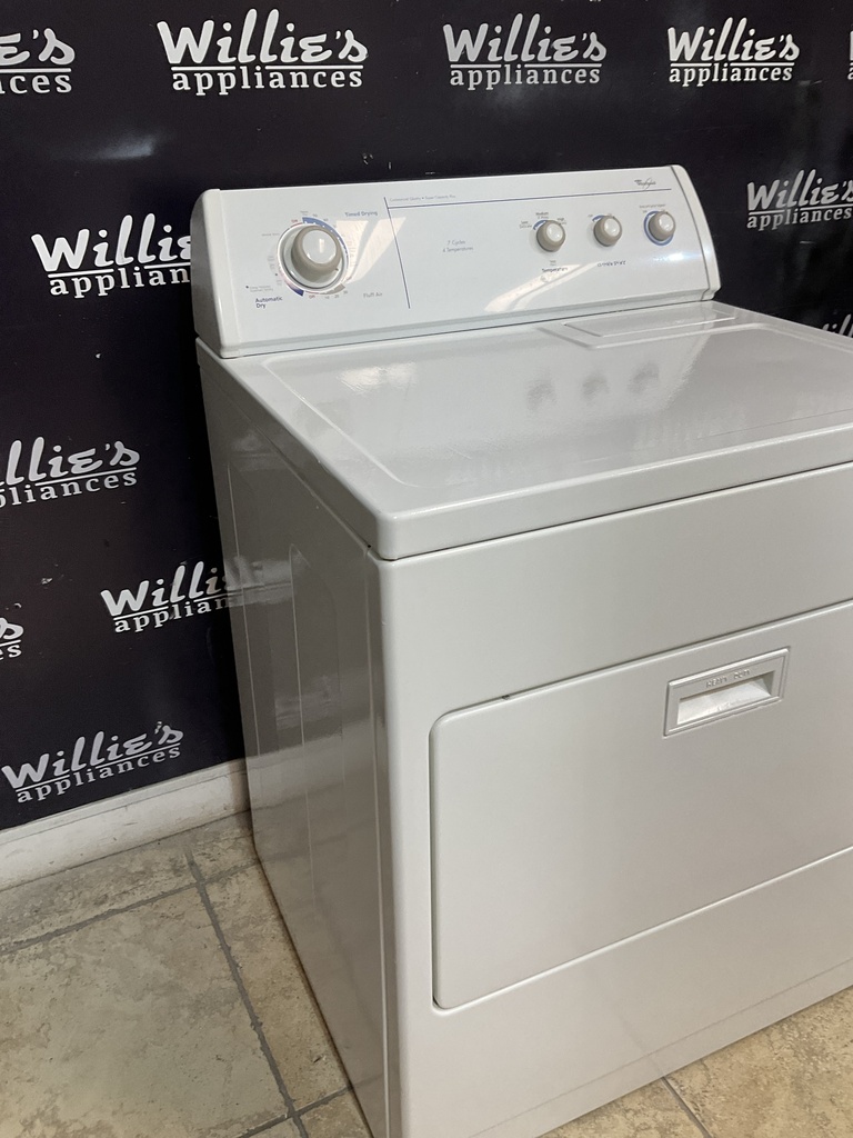 Whirlpool Used Electric Dryer 220volts (30 AMP) 29inches {no cord}