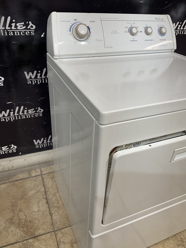 Whirlpool Used Electric Dryer 220volts (30 AMP) 27inches {3 prong} 