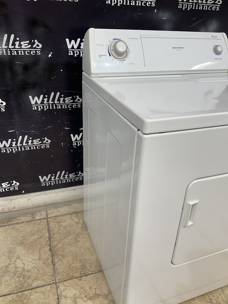 Whirlpool Used Electric Dryer 220volts (30 AMP) 29inches {no cord} 