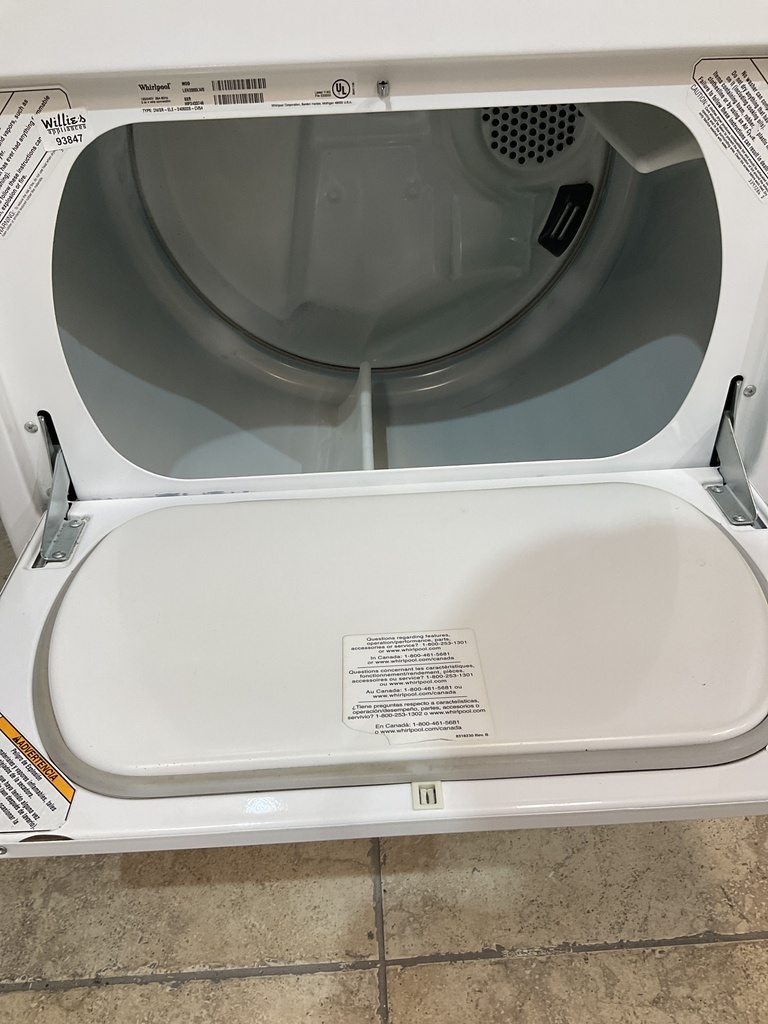 Whirlpool Used Electric Dryer 220volts (30 AMP) 29inches {no cord} 