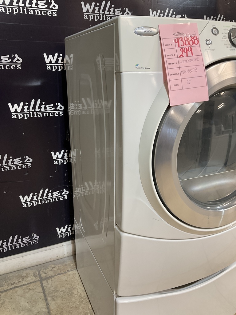 Whirlpool Used Natural Gas Dryer 27inches 