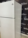 White Westinghouse Used Refrigerator Top and Bottom 30x65 1/2” 