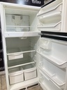 White Westinghouse Used Refrigerator Top and Bottom 30x65 1/2” 