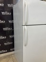 White Westinghouse Used Refrigerator Top and Bottom 30x65 1/2” 