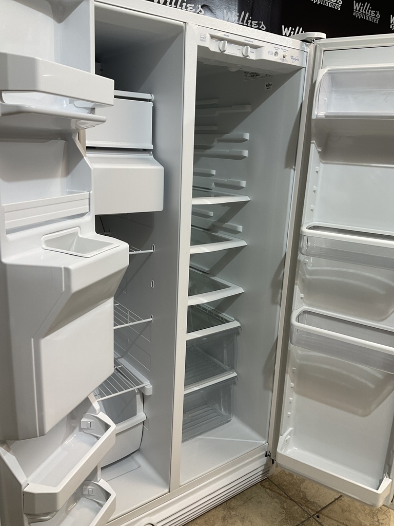 Whirlpool Used Refrigerator Side by Side 36x69 