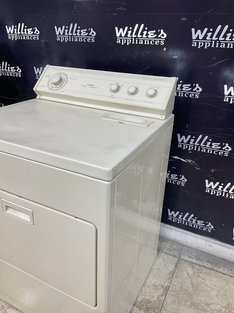 Whirlpool Used Electric Dryer 220volts (30 AMP) 29inches {3 prong}
