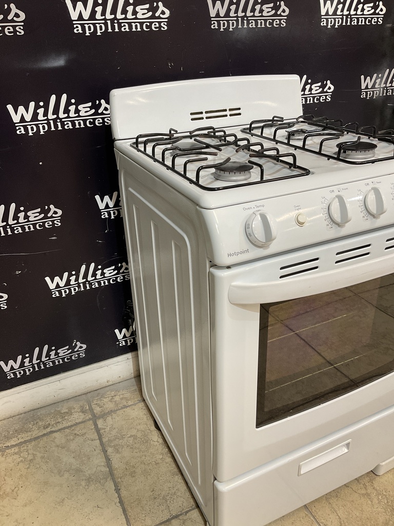 Hotpoint Used Natural Gas Stove 23 1/2” 