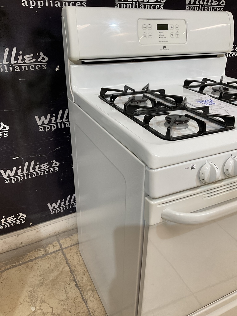 White Westinghouse Used Natural Gas Stove 30inches 