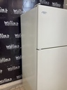 Whirlpool Used Refrigerator Top and Bottom 33x65 1/2” 