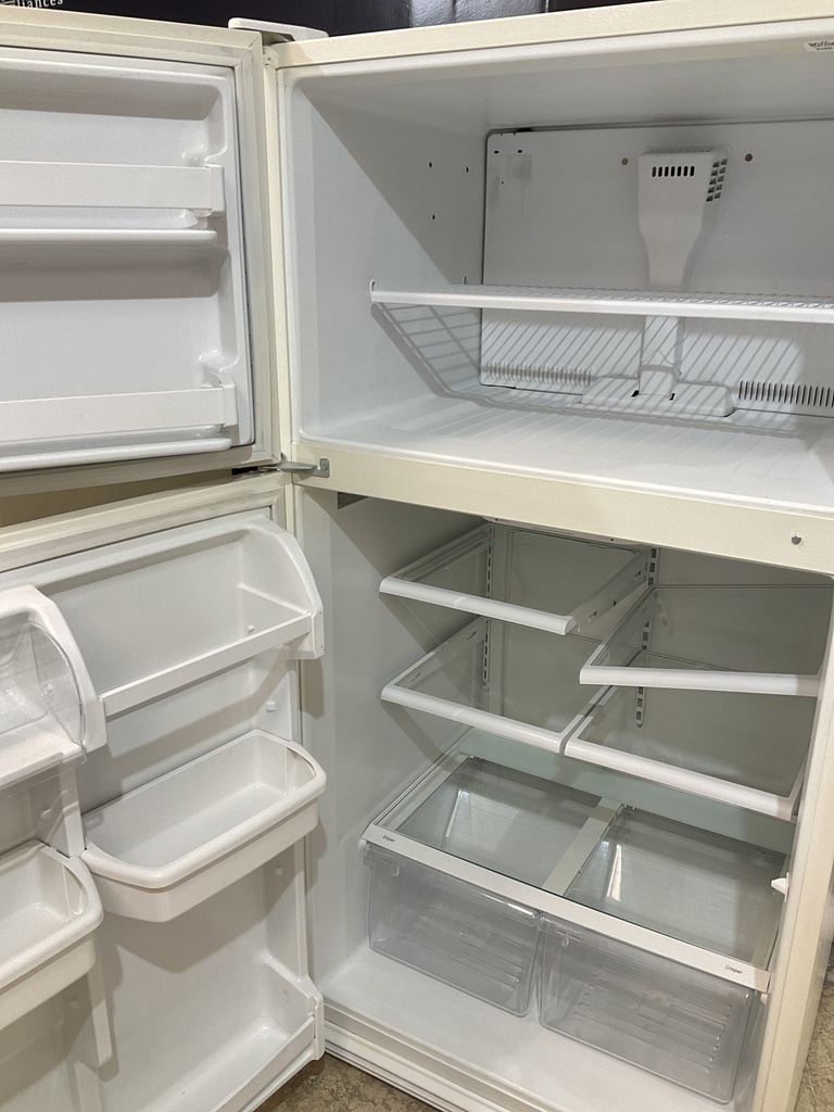 Whirlpool Used Refrigerator Top and Bottom 33x65 1/2” 