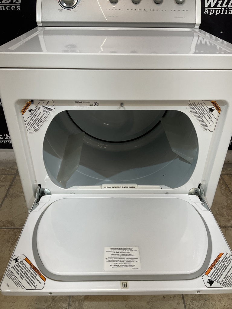 Whirlpool Used Electric Dryer 220volts (30 AMP) 27inches {4 prong} 