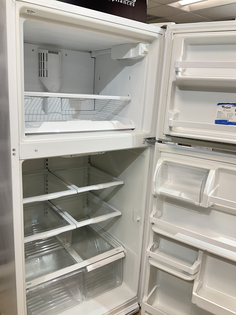 Whirlpool Used Refrigerator Top and Bottom 30x65 1/2” 
